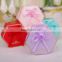 Custom made colorful wedding gift candy favor box