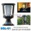 1W Led Outdoor Solar Garden Lamp,Motion Sensor Main Gate Pillar Light