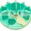 Funny intelligent dog food feeder dispenser ball toy for pet training teeth cleaning