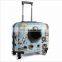 High Quality Cartoon Pet Go Out Portable Bag Pull Rod Suitcase Cat Small Dog Space Four-Wheel Dog Pet Bag Wholesale