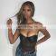 Transparent See Through Mesh Bodysuit Women Jumpsuit Backless Sexy Black Bodysuit Female Ladies Bandage Bodycon Bodysuit