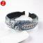 Beaded Knot Head Bands Women's Hair Accessories Fashion Hairbands Blue Gold Rhinestone