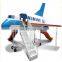 Outooor playground kids fiberglass airplane slide,Customizable popular  entertainment toys