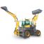 Cost-effective excavating and loading machine
