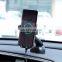 Custom LOGO Hot Selling Wholesale 15W Automatic Super Qi Fast Charger Bracket Mobile Phone Mount Car Holder Wireless Charging