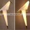 Modern indoor hallway Nordic LED Paper crane bird Wall Lamp For Home Decor