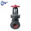 Double Wedge Welded Brass Flange End GG25 HT200 GOST Gate Valve With Hand Wheel