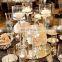 High quality candle mirror chandelier table centerpiece silver bling candle holder