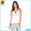 2016 white girls sports eco yoga y back tops from Dongguan clothing factory