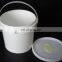 Hot Selling Food Grade 2L Round Clear Plastic Bucket With Lid