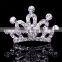 2015 new model FZ-043 Bridal wedding hair tiara crown wholesale full colorful diamond