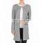 Open Front Winter Women Cashmere Cardigan Coat with Pockets