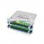 Outdoor 1x4 1x6 1x8 lgx scapc optical splitter insert type simplex fiber plc splitter