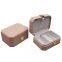 Creative PU jewelry box pearl treasure box portable travel  earrings  bag double-layer storage box