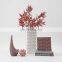 Modern Nordic Ceramic Handmade Home Decoration Luxury Flat Square Wavy Flower Vase