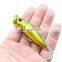 Hot sell  Popper lures 6cm 7.3g 4colors 3D Bionic eyes