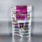 custom hot stamp print foil child proof holographic mylar bag smell proof