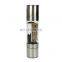 2 in 1 Stainless Steel with Adjustable Ceramic Grinding Mechanism Clear Acrylic Body Salt And Pepper Grinder