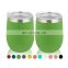 Customized gifts thermal double wall multicolor egg shape 12oz wholesale stainless steel tumbler