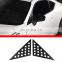 2PCS Alloy Car Front Window Triangle Glass Panel Cover Trim for Toyota 86 / Subaru BRZ 2012-2020