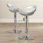 2021 modern design hotel counter stool adjustable height leather metal pub dining kitchen swivel high stools bar chair