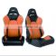 JBR 1056 Black Orange Color Adjustable Sport Car Racing Seat