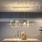 Nordic LED Pendant Light Dining Room Lamp Creative Decor Table Chandelier Multi-mode Hanging Lighting