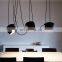 Home Hotel Office Metal Round Pendant Light Black White Drum Ceiling Hanging Lamp Modern Simple Interior Bedroom Chandelier