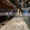 Landscape green marble slabs