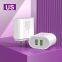 Factory cheap price mobile charger for samsung for iphone usb portable mini travel charger for uk plug