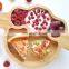 High Quality Ecofriendly Natural Kitchen Reusable Bamboo Kids Plate For Food