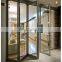 2022 home outdoor doors  double tempered glass Aluminum  thermal break aluminium folding door