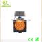 Super bright lights yellow color flashing solar warning light for road safety