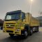 High Quality 8x4 12tires 4 Axle 375HP 371Hp 50 60 Ton Hydraulic Dump Trailer Sinotruk Howo Dump truck