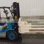 Forklift attachment foam clamp