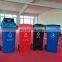 Best Selling 120L garbage bin waste residential use 2 Wheels Plastic waste bin for garden wastebin