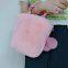 009Winter Plush Handbag Cute furry chain bucket shoulder straddle Bag Faux fur square bag