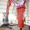 Stationary Rockbreaker Boom System