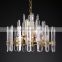 Bonnington Luxury Modern K9 Crystal Glass LED Chandelier for Home Lighting for Living Room Villa Hotel Bedroom Decoration