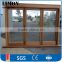 Customized wooden color Bi fold Window