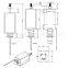 DS-1253 DC Frame Type Push Pull solenoid Electromagnets 24v 10mm 20n Push Pull solenoid