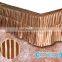 Luxury 5 star decorative 100% polyster hotel Bed Skirt