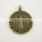 2105 new antique bronze catholic saint benedict medal pendant