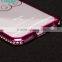 High quality colorful flower printed electroplate TPU phone case for iphone 6 case