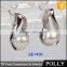 hot sale Simple pearl Earring Designs For Women silver earrings