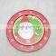 cheap X-mas melamine 9" round dinner wholesale plastic plates