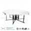 new design cheap PVC top folding leg banquet table