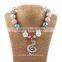 bubblegum beautiful color chunky bead necklace for little girl