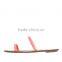 Fashion brand ladies shoes two straps women flat slippers dubai women shoes china flat shoes
