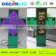 whole price led cross pharmacydisplay/two sides led pharmacy cross displays p10 p16 p20 p25 outdoor